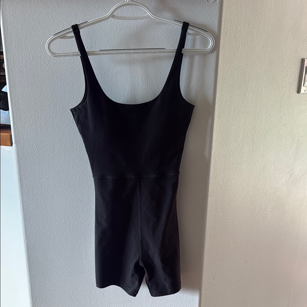 White Fox XS Boutique Black Sleeveless romper Minimalist Design